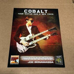 Joe Bonamassa - Ernie Ball - 2012 Print Advertisement